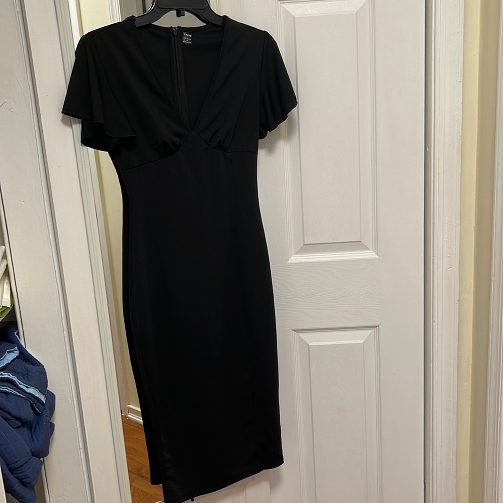 Women's Black Midi Dress